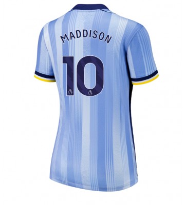 Tottenham Hotspur James Maddison #10 Segunda Equipación Mujer 2024-25 Manga Corta